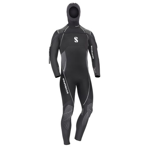 Combinaison Scubapro Definition 7 à cagoule avec zip frontal Homme