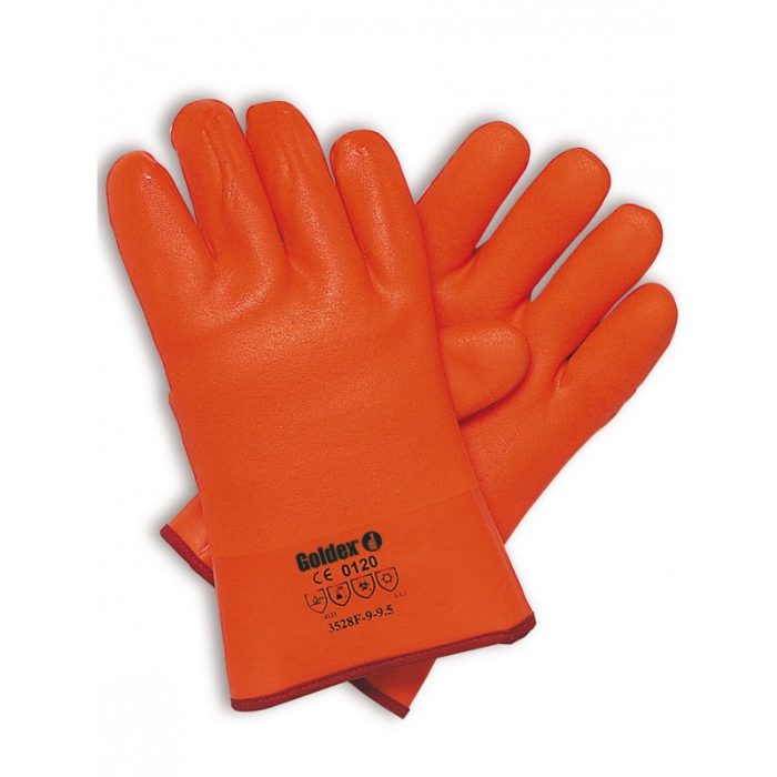 Gants fourrés oranges TED'S Technical and Easy