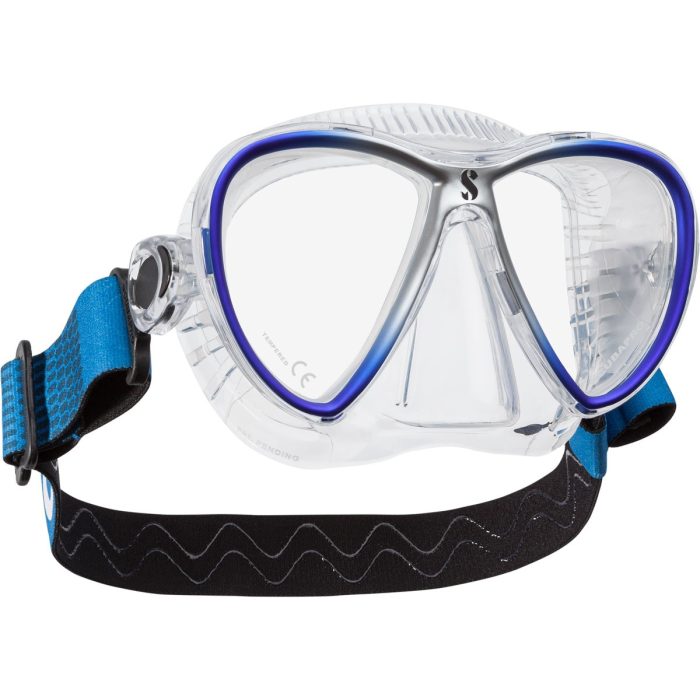 Masque Scubapro Synergy Twin - BLEU - TRANSPARENT