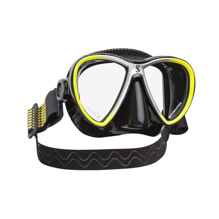 Masque Scubapro Synergy Twin - Jaune Argent - Noir