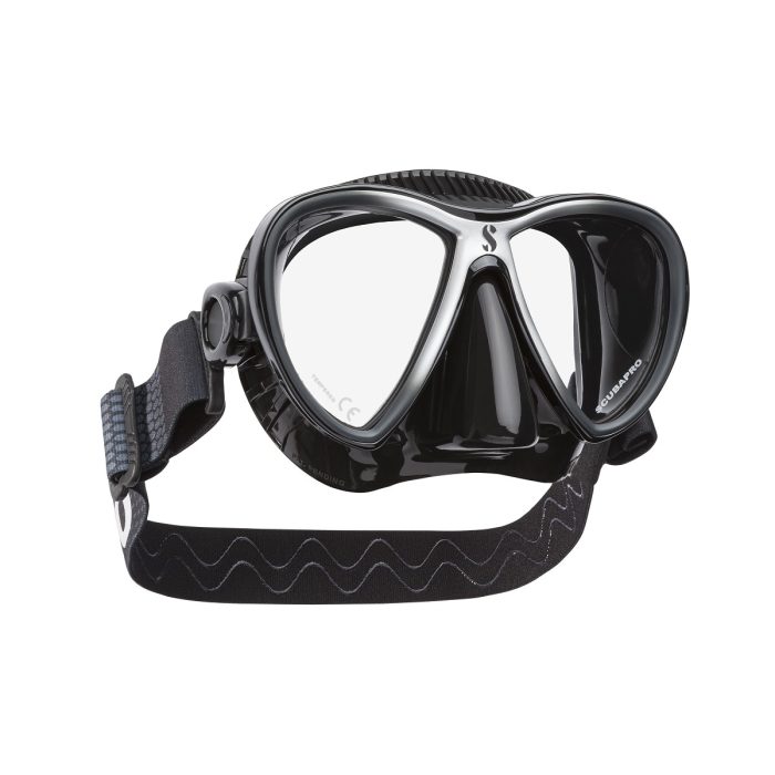 Masque Scubapro Synergy Twin - Noir Argent - Noir