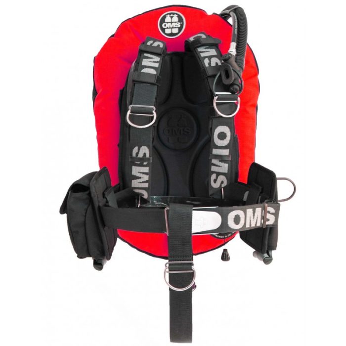 Pack Harnais OMS Smart Stream + poches et wings performance Mono 27 (12,5 KG)