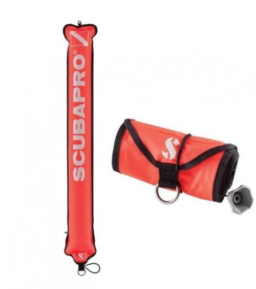 Parachute Scubapro soupape 210D nylon Orange 1.8m