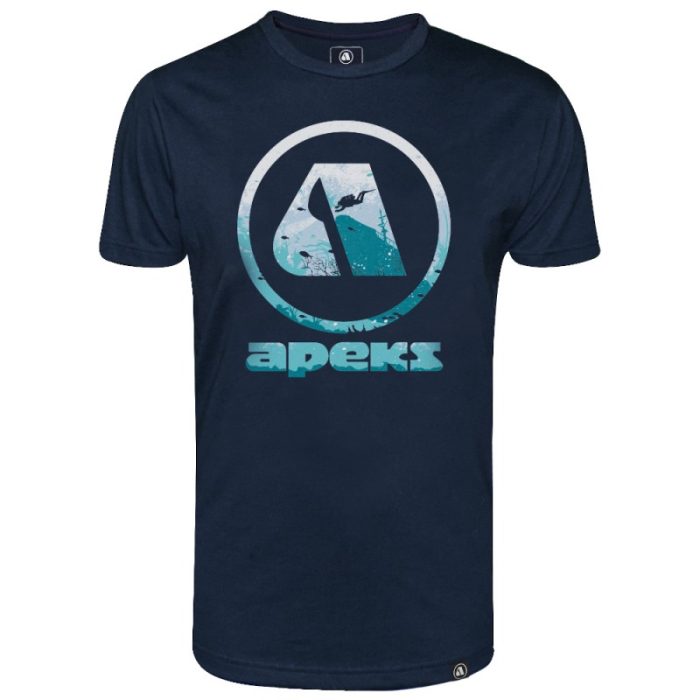 T-Shirt Apeks Logo Navy