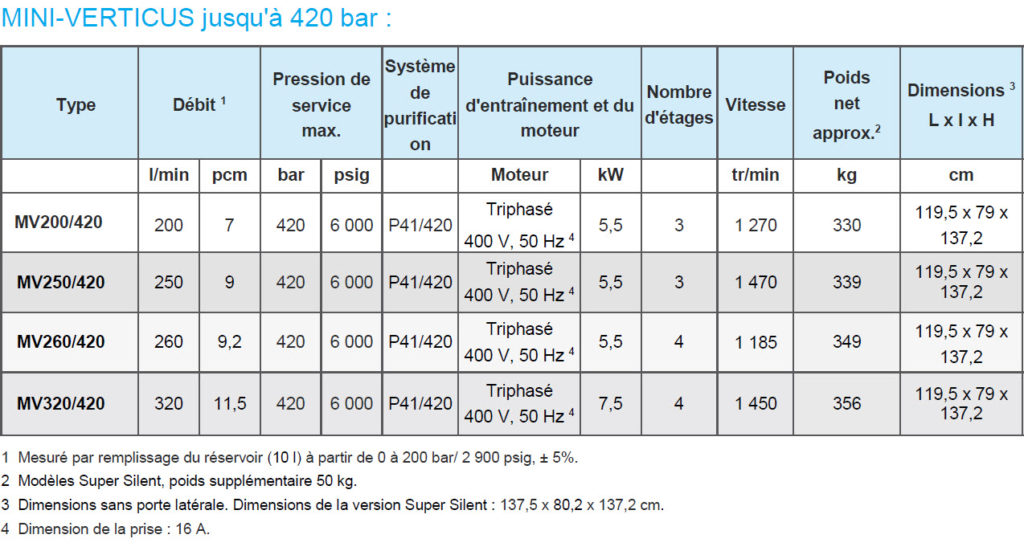 compresseur stationnaire bauer mini verticus2