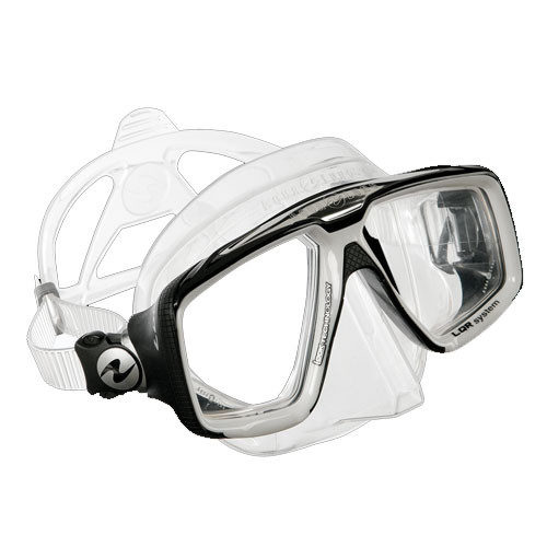 Masque LOOK HD AQUALUNG - Transparente, Blanc