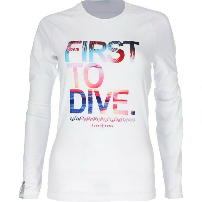 Rashguard AQUALUNG First To Dive ML Femme