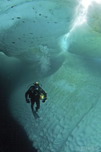 Lumière traversante blocs de glace